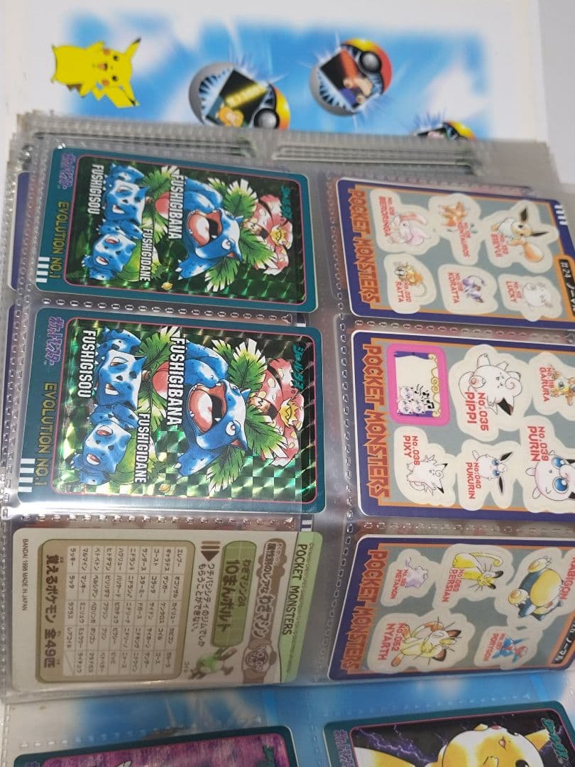 ポケモンカードダス　アニメコレクション　ファイル&レア&ノーマルカード