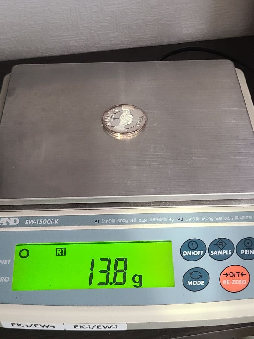 【美品・純銀】1972年 沖縄復帰記念メダル 13.8g 守礼門 外箱付