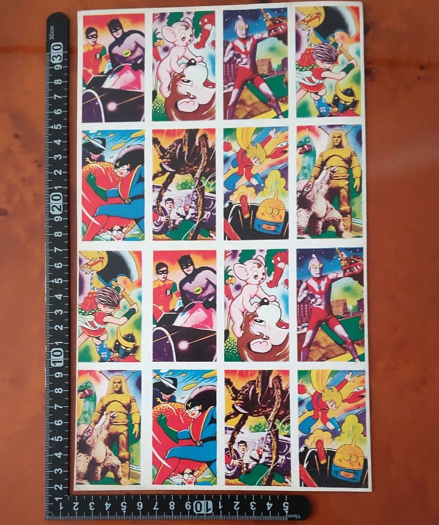 【アメコミ】日本版 大型バットマンめんこセット 昭和めんこ メンコ 面子