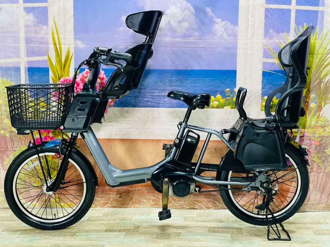 Y2082 王様アニーズ⭐️ 16AH！　パナソニック　子供乗せ電動自転車