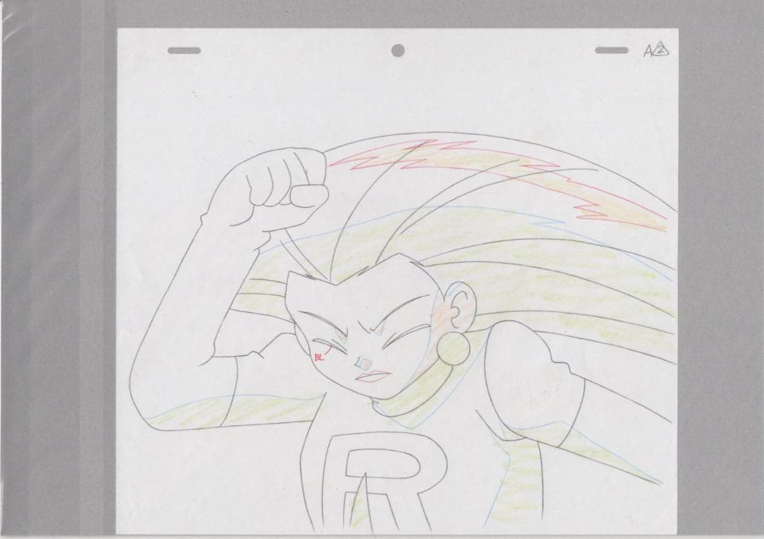ポケモン　ポケットモンスター　直筆背景画　セル画　A2
