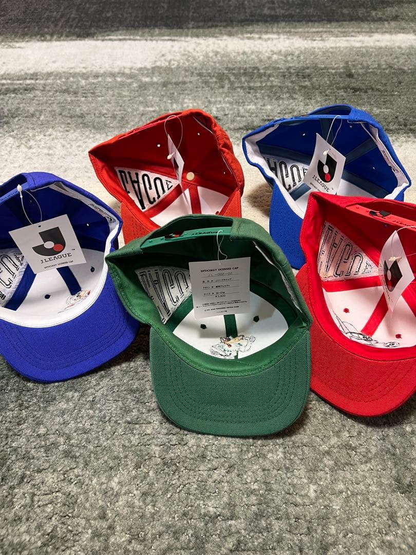 Jリーグキャップ　92年　デッドストック　セット