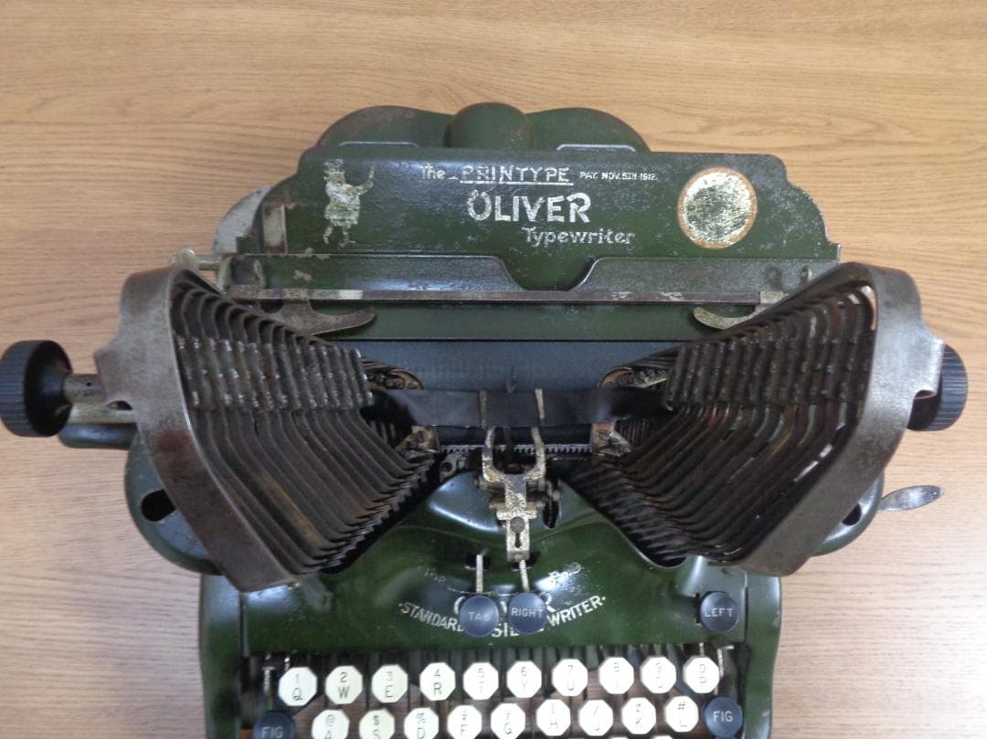 専用実働品　OLIVER No.9　オリバータイプライター　1919年製