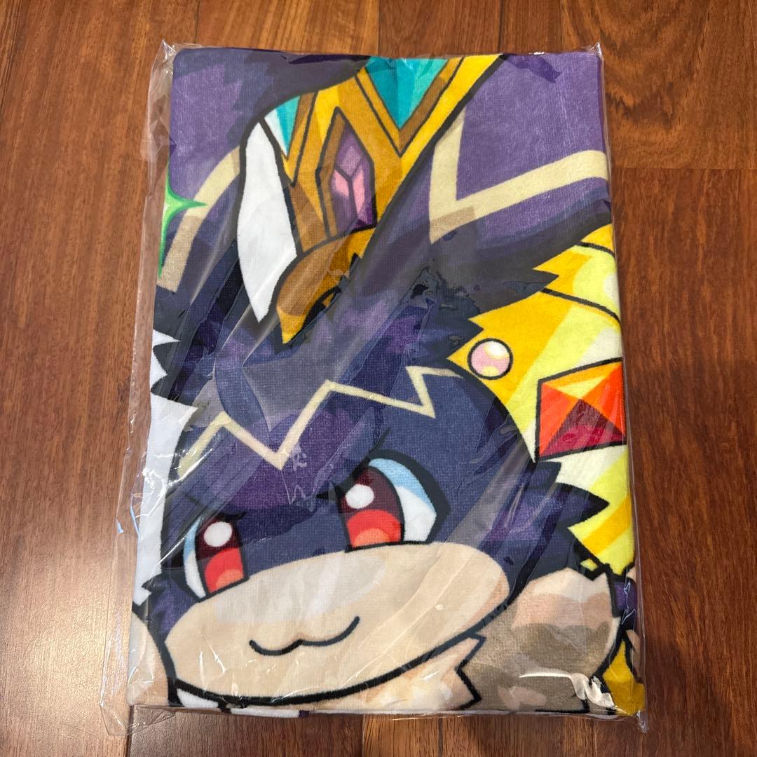 モンスト　オンラインくじ　Wチャンス賞　ダイカットタオル　けいウサキング