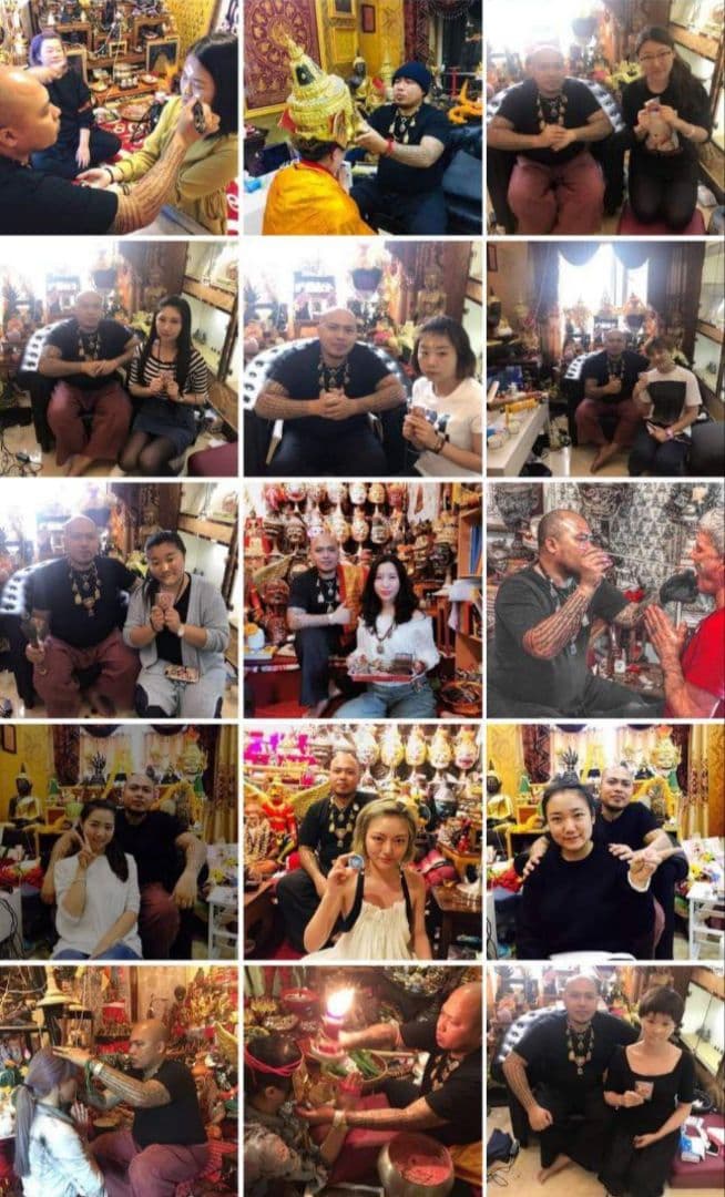 プラクルアン　お守り　招福童子クマーントーンルックロック　　幸運　金運　富　愛