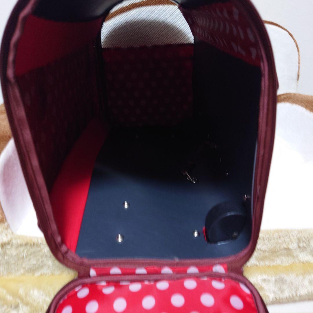 Minnie Mouse 赤いキャリーバッグ
