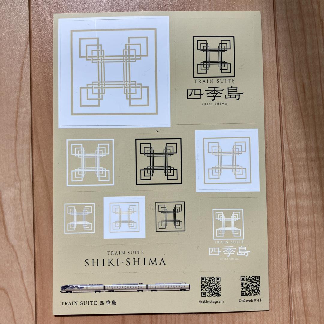 【値下げ】TRAIN SUITE四季島 ピンバッジ ハンカチ ステッカー　未使用