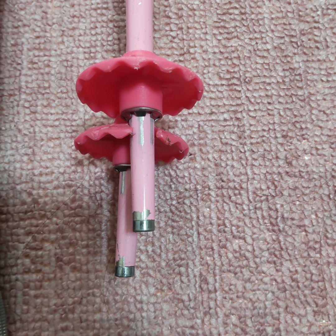 スキー板120cm　ビンディング付き　ストック100cm　スキー袋