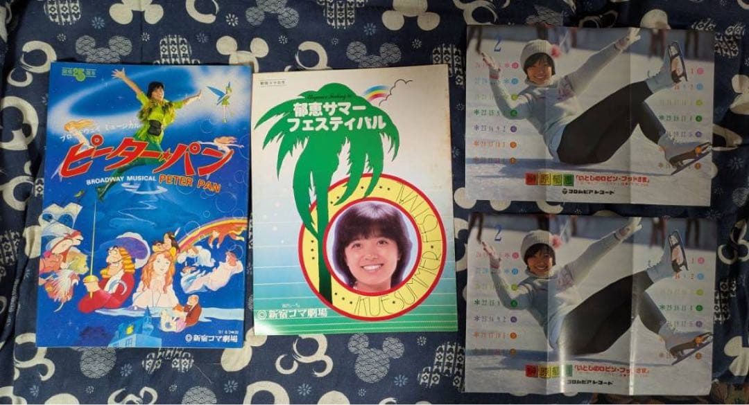 【貴重】榊原郁恵　パンフレット　グッズ　ブロマイド