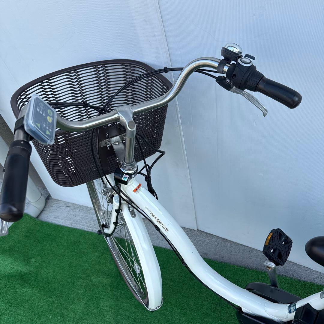 充電器無し電動アシスト自転車26インチ ホワイト