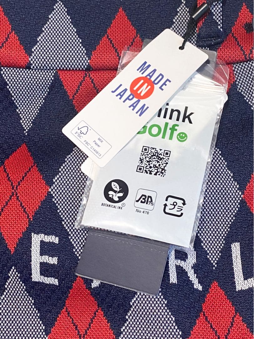 新品☺︎パーリーゲイツ アーガイル ジャガード ミニスカート 0⛳️定価28600円