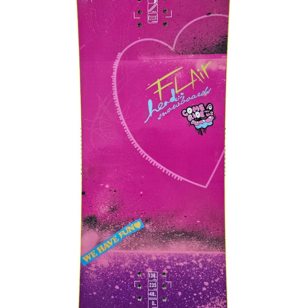 HEAD FLAIR 138cm スノーボード 板 レディース レンタル卒業