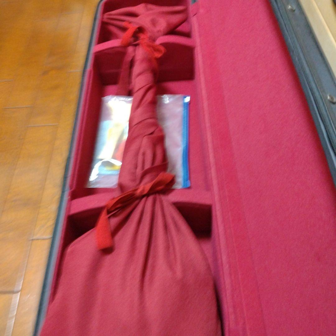 長唄三味線 花梨 細棹 初心者セット 破れなし すぐ練習可