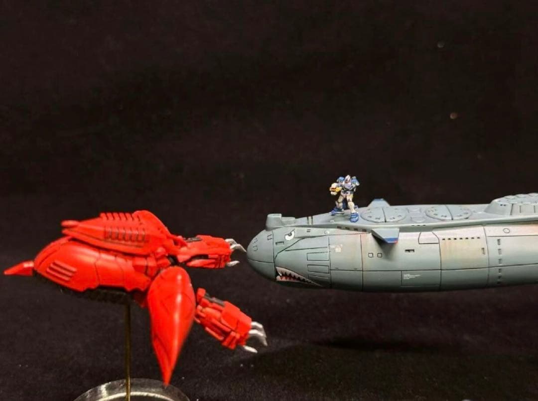 ガンダム1/1700 GK完成品 ジュノー級潜水艦 シャンブロ