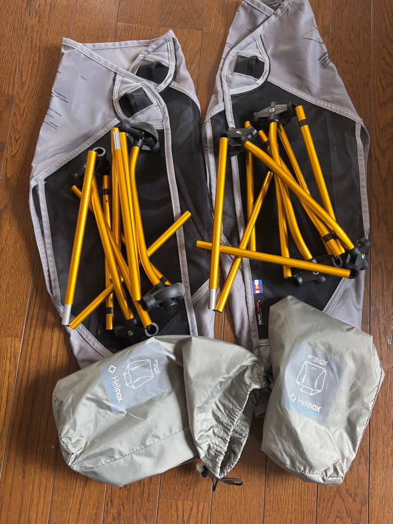 ヘリノックス グラウンドチェア 2脚