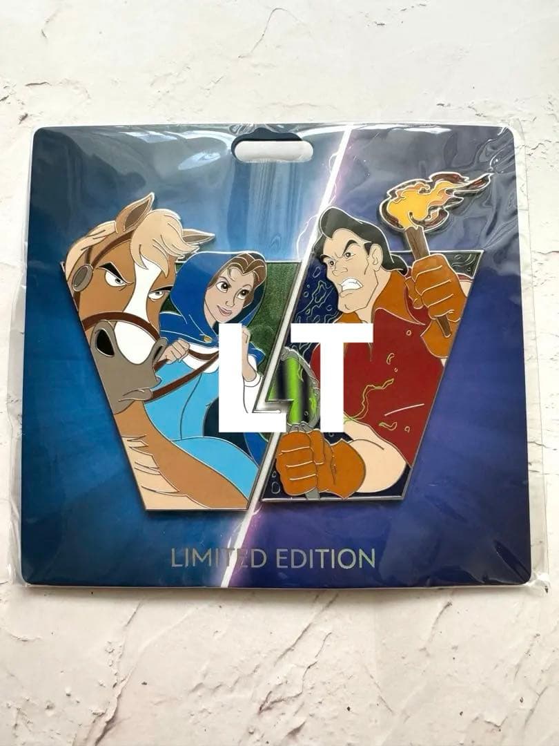 D23 Expo WDI MOG ディズニーピン ピンバッジ　ベル　ガストン