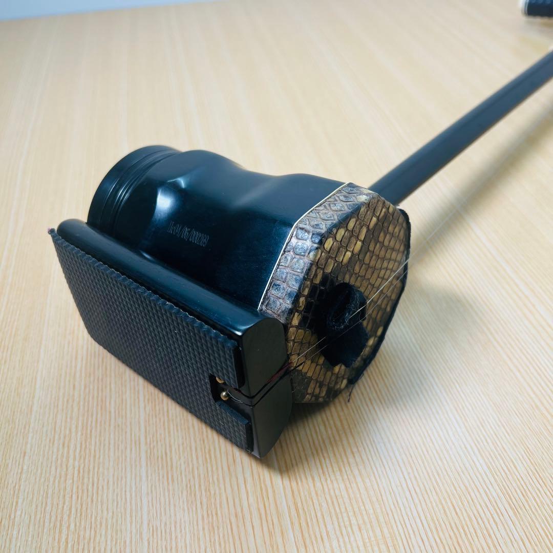 黒檀二胡 宋廣寧製 ケース付き　高級　ニ胡