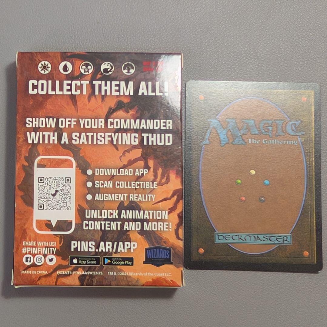 【未使用】MTG　Pinfinity　初祖スリヴァー　提示用　金属製