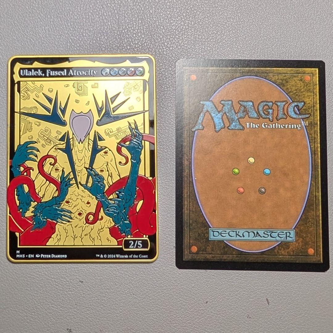 【未使用】MTG　Pinfinity　初祖スリヴァー　提示用　金属製