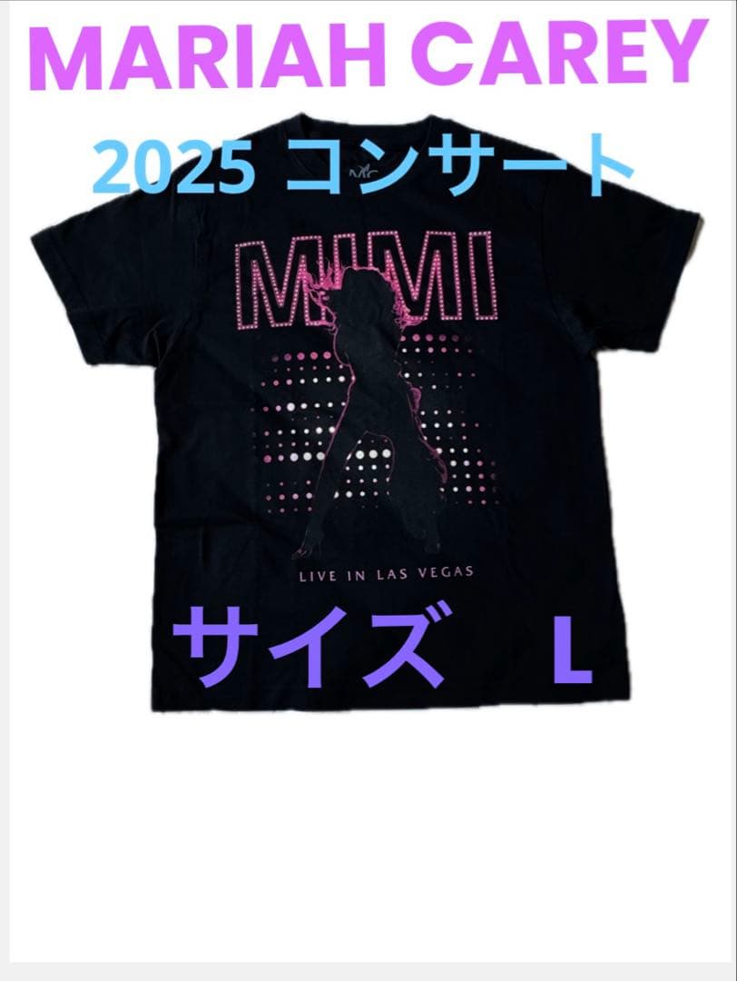 【未使用】マライアキャリー　MARIAH CAREY Tシャツ Lサイズ