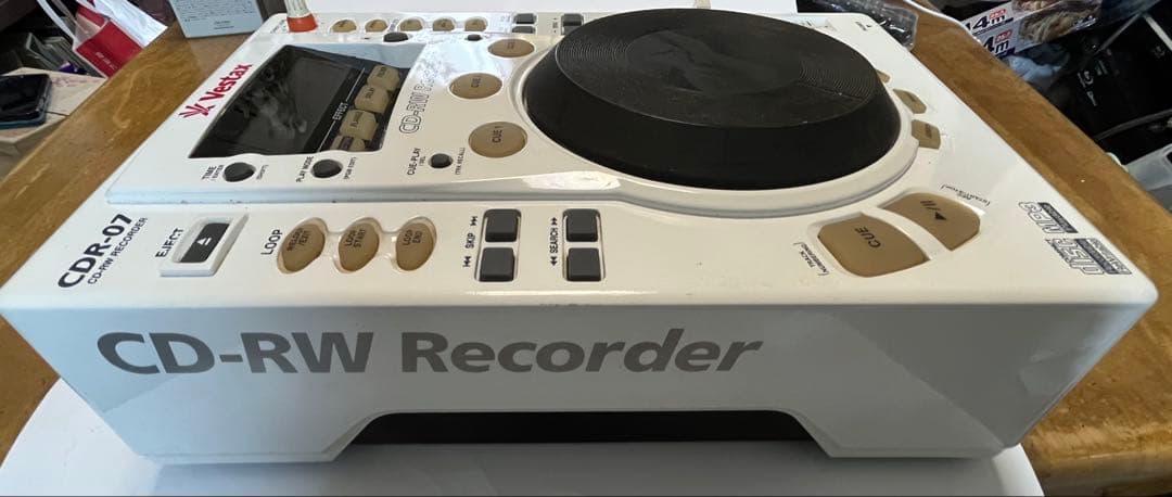 Vestax CDRに録音機能を搭載したCDJ CDR-07 整備戻り後保管品