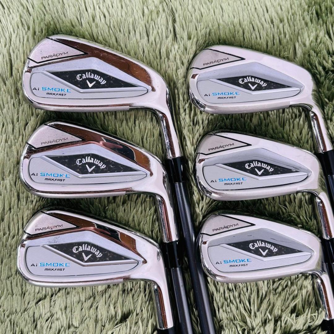 キャロウェイ パラダイム Aiスモーク マックスファスト アイアン6本セット