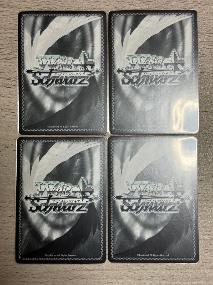 ヴァイスシュヴァルツ 帰るべき場所 フェイト 4枚セット