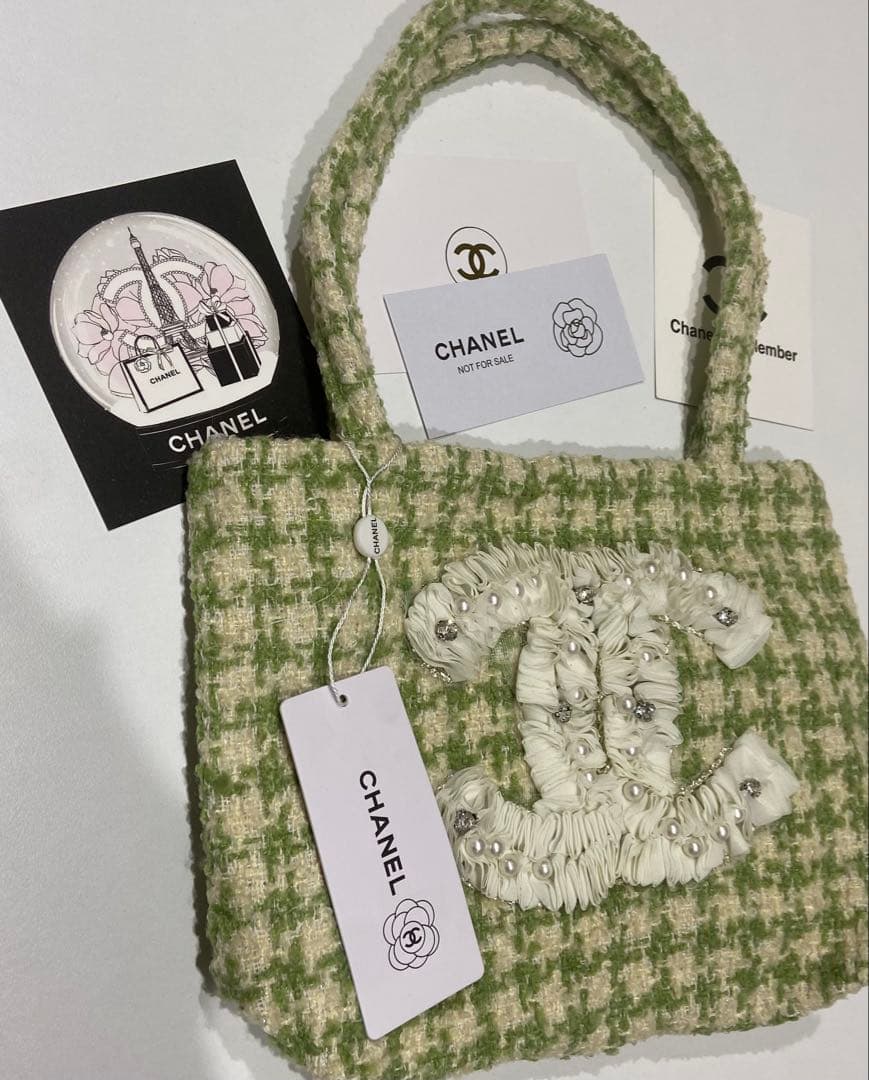 ジ*ョ様 CHANEL フリル　トートバッグ シャネルノベルティ　ハンドバッグ