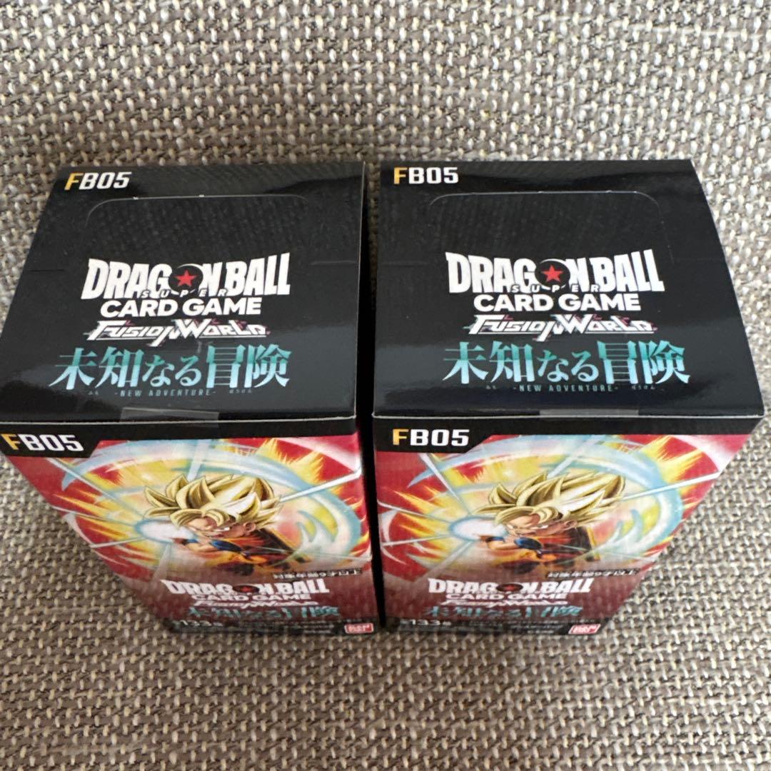 DBカードゲーム フュージョンワールド FB05　未知なる冒険　2BOX