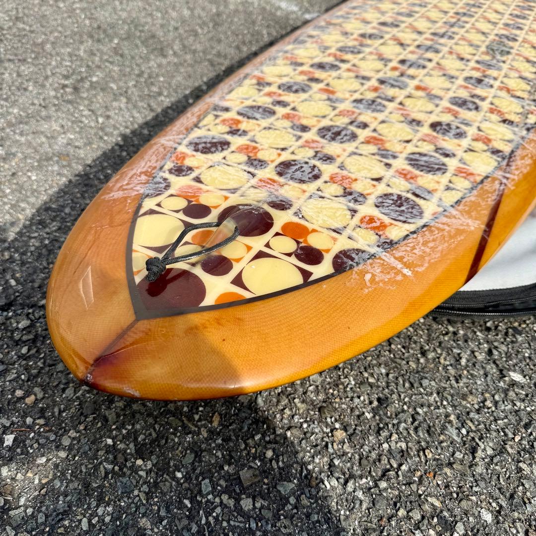 気サーフボード 9’5 フライングカーペット 櫛本シェイプ ロングボード 美品