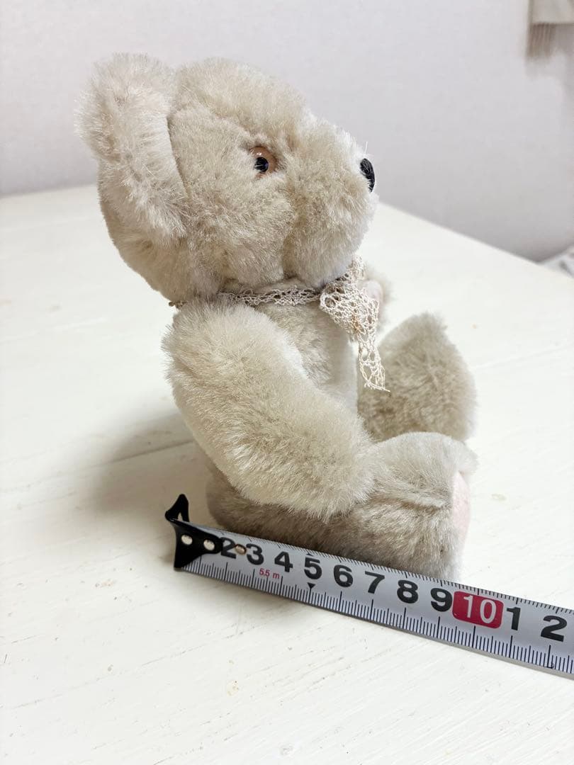 テディベア　アンティーク　ヴィンテージ　ぬいぐるみ　くま　レース