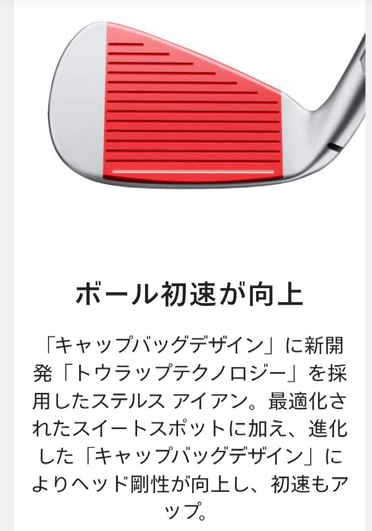 未使用テーラーメイドステルスアイアンセット 6〜P 5本セット