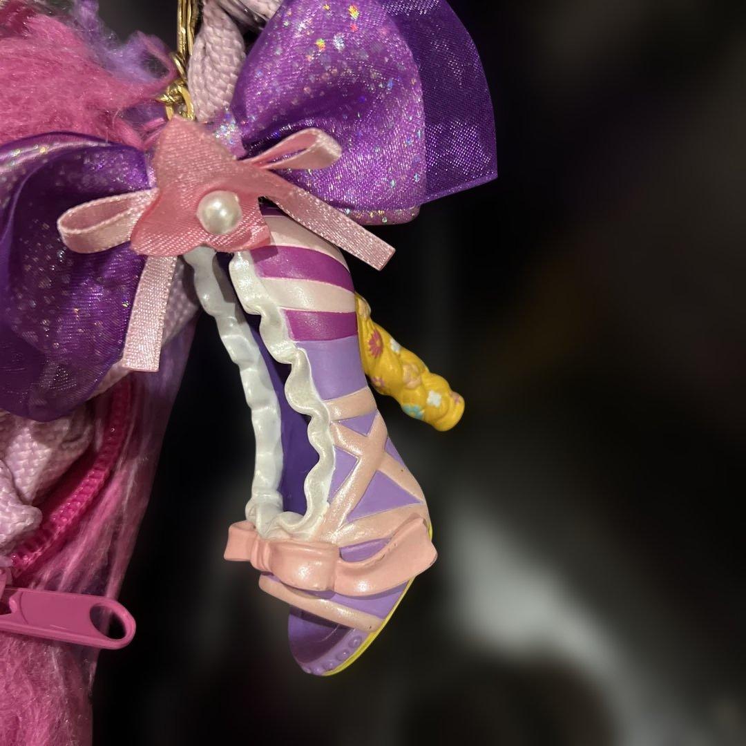 スクバ　キーホルダー　紫　ディズニー