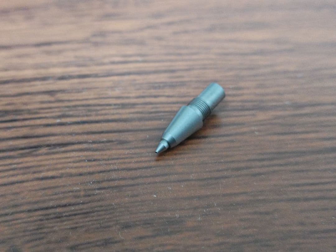 【値下げ中】野原工芸　固定式　口金　旧型　シルバー　芯ホルダー化できるおまけ付き