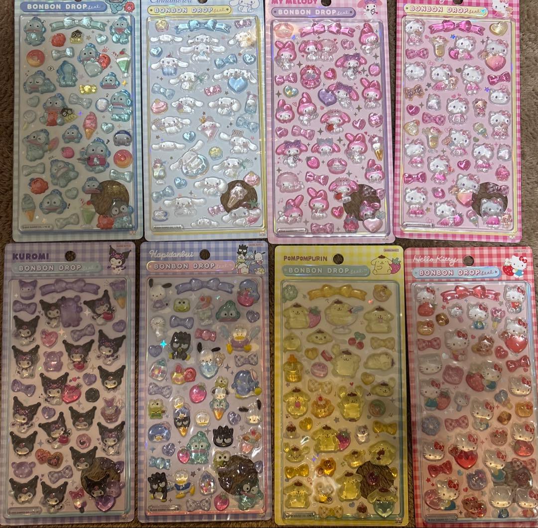ボンボンドロップシール　サンリオ