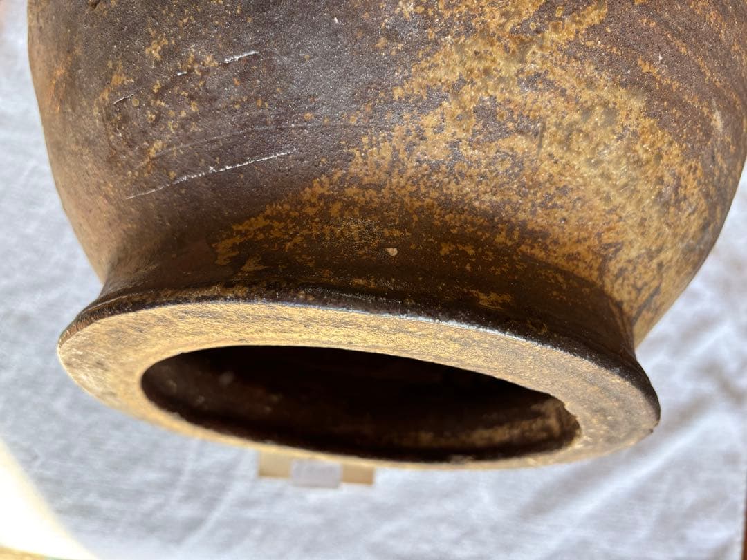 越前壺　甕　古壺甕　骨董品　アンティーク置物