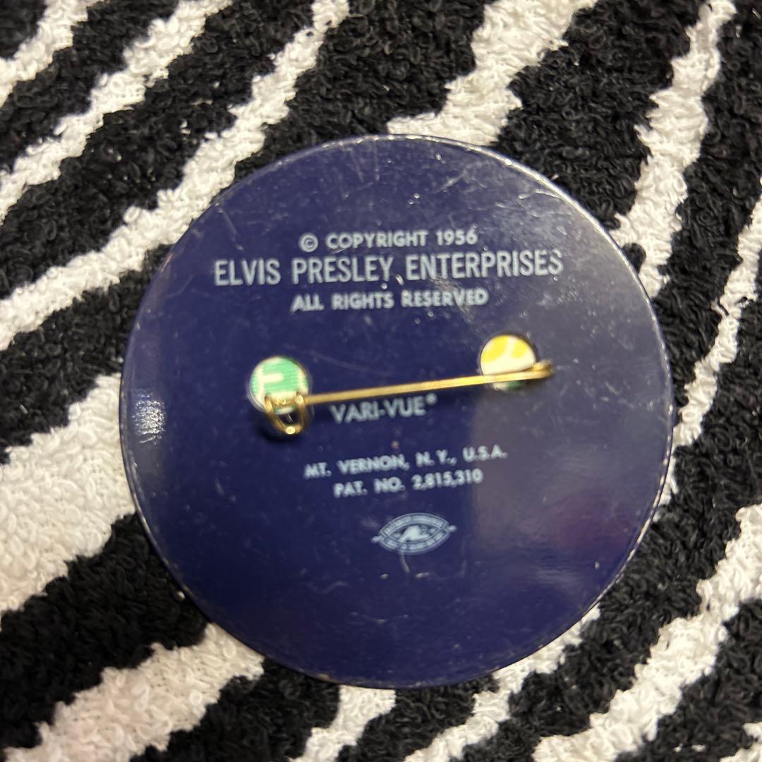vintage 50s Elvis エルヴィス バッジ ビンテージ ロカビリー