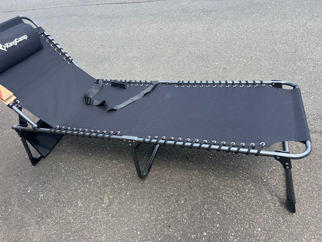 KingCamp アウトドアチェア 黒 2台