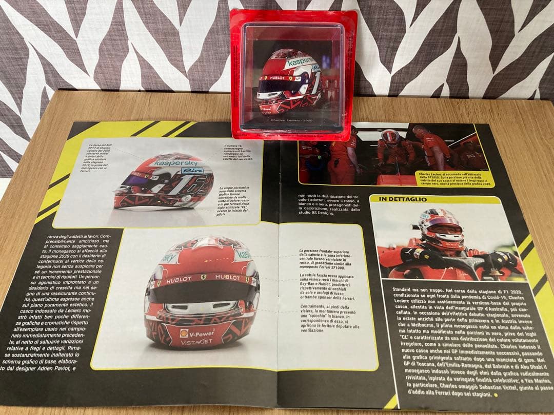 日本未発売　ビッグスケールF1コレクション　ルクレール　ヘルメット　2020年