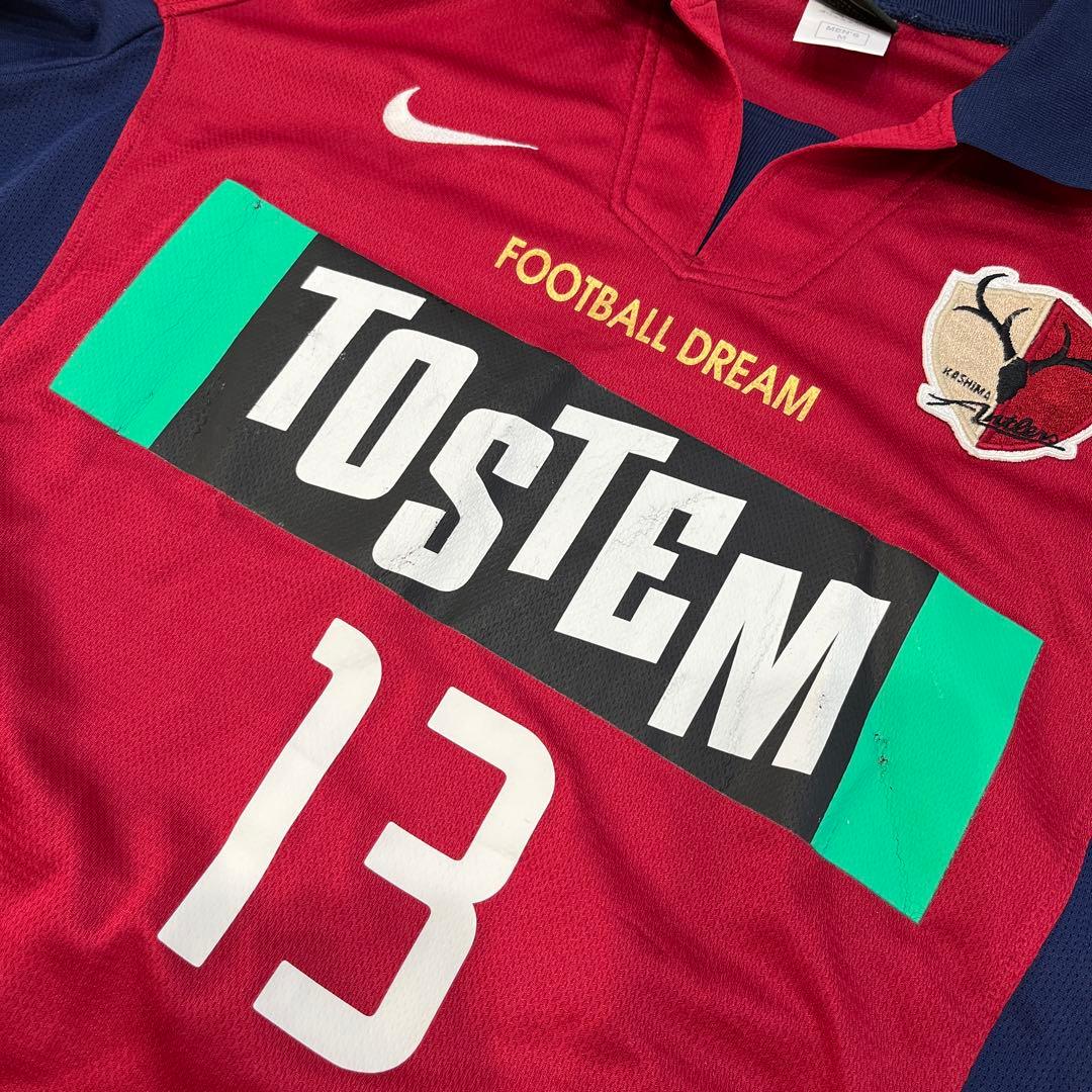 鹿島アントラーズ　ユニフォーム　背番号13 柳沢敦選手　サイン入り　レア