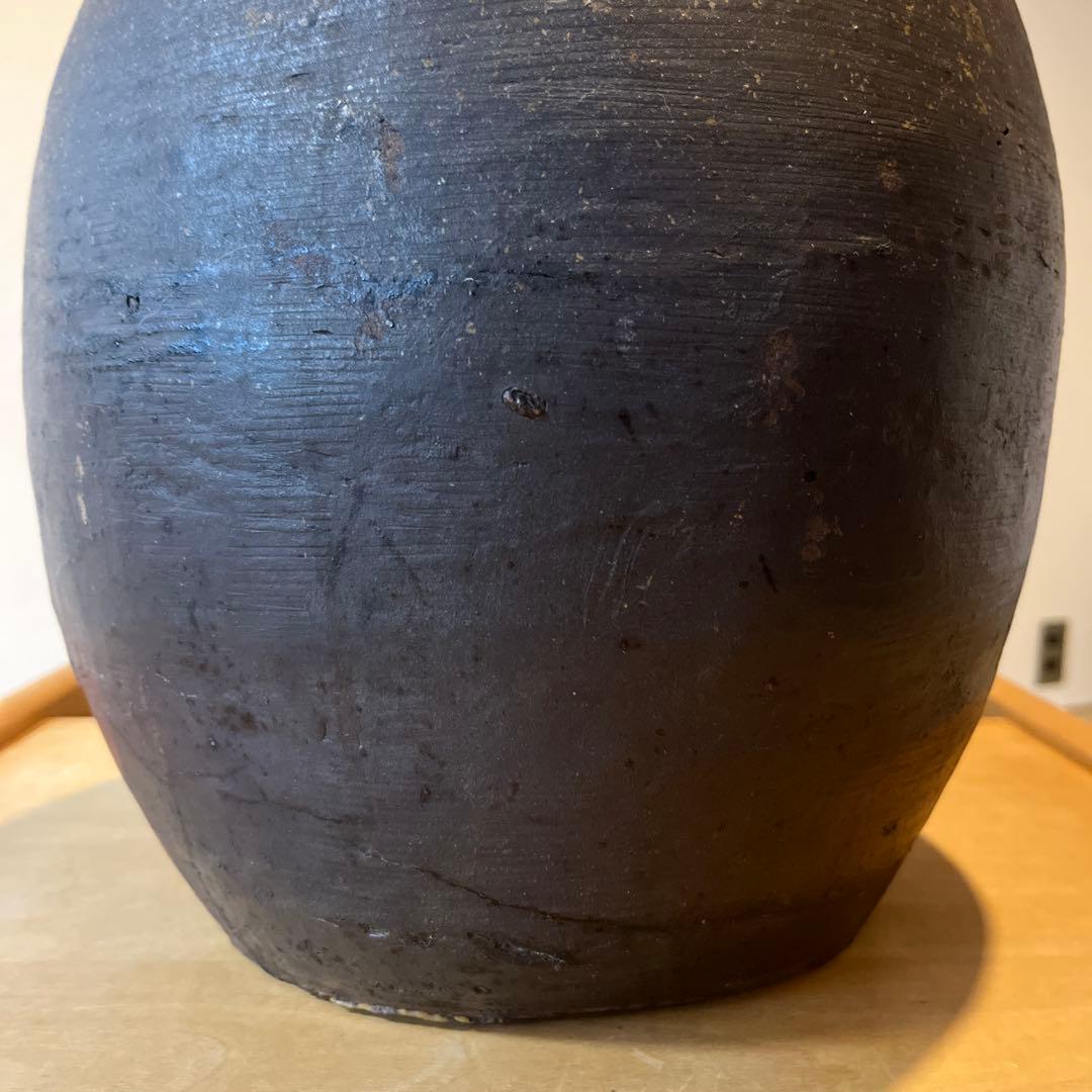 稀少 種子島 能野焼き 能野焼 雲助壺 壺 陶芸 陶器 民藝 民芸 骨董 骨董品
