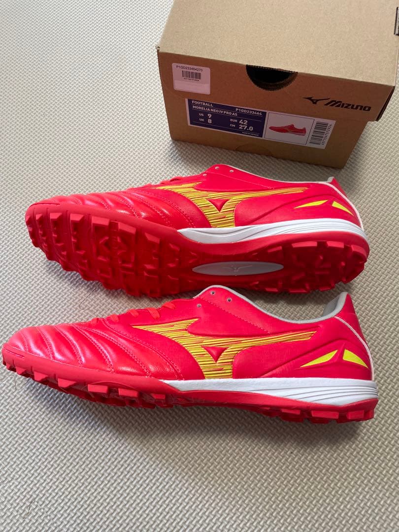 未使用　日本未発売！ミズノ モレリア ネオ4 プロ AS 27cm