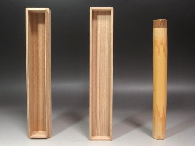 ★　黒田辰秋　自作茶杓　風花　優しい線を描いた一品です★x468