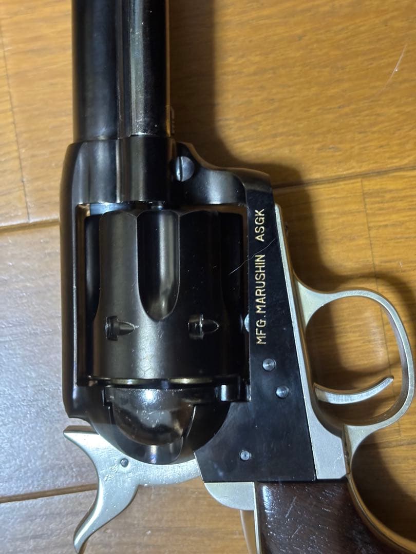 マルシン工業 6㎜BBガス コルトSAA.45 DXピースメーカー 木グリ