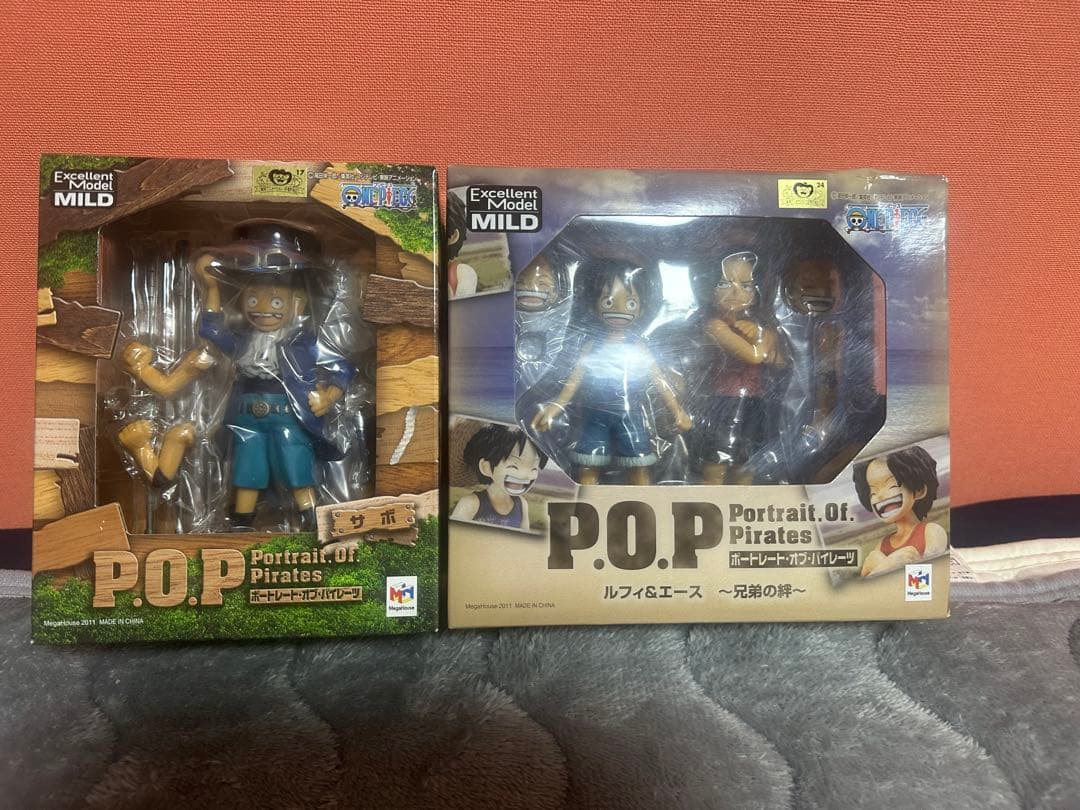 新品P.O.P ルフィ エース サボ兄弟の絆　フィギュアセット