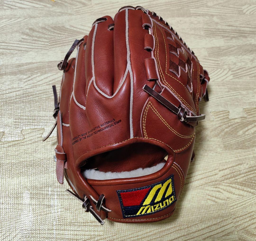 ミズノワールドウィン復刻版　硬式野球グローブ ブラウン オールラウンド
