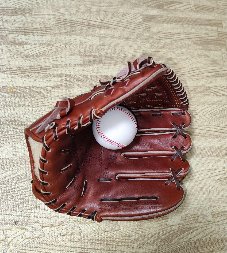 ミズノワールドウィン復刻版　硬式野球グローブ ブラウン オールラウンド