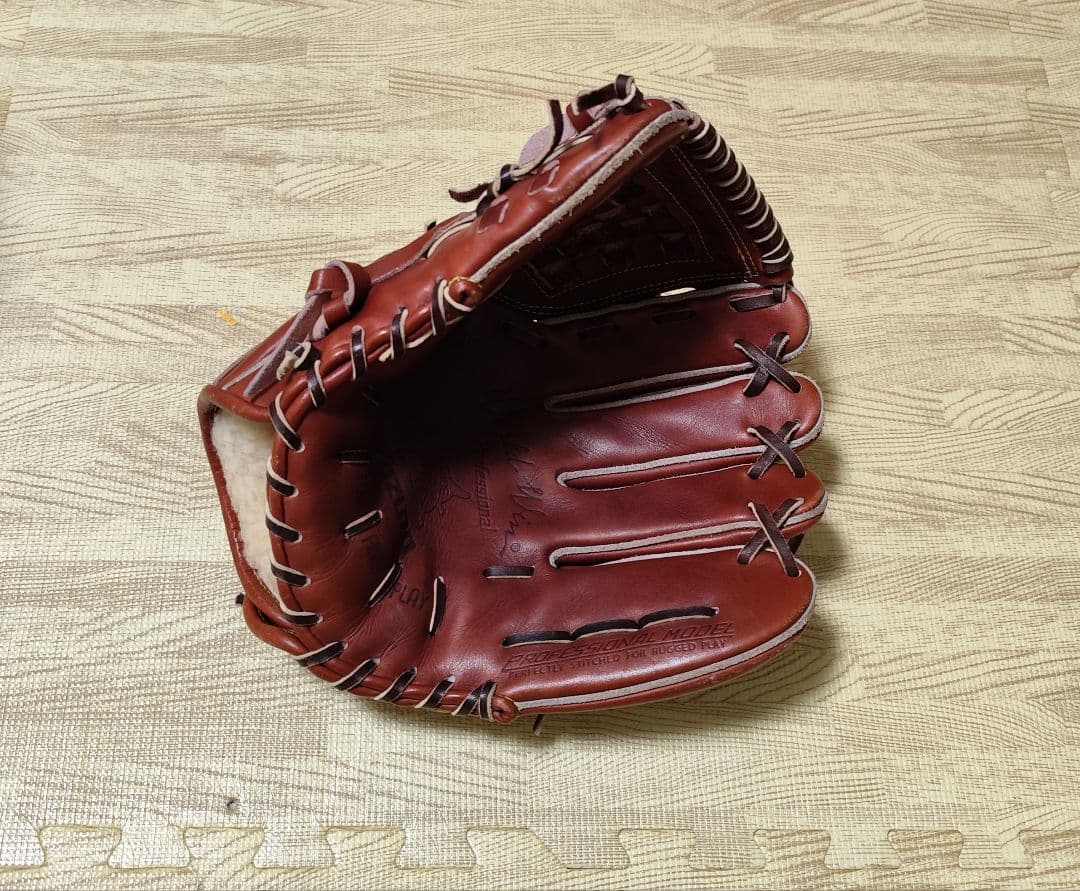 ミズノワールドウィン復刻版　硬式野球グローブ ブラウン オールラウンド