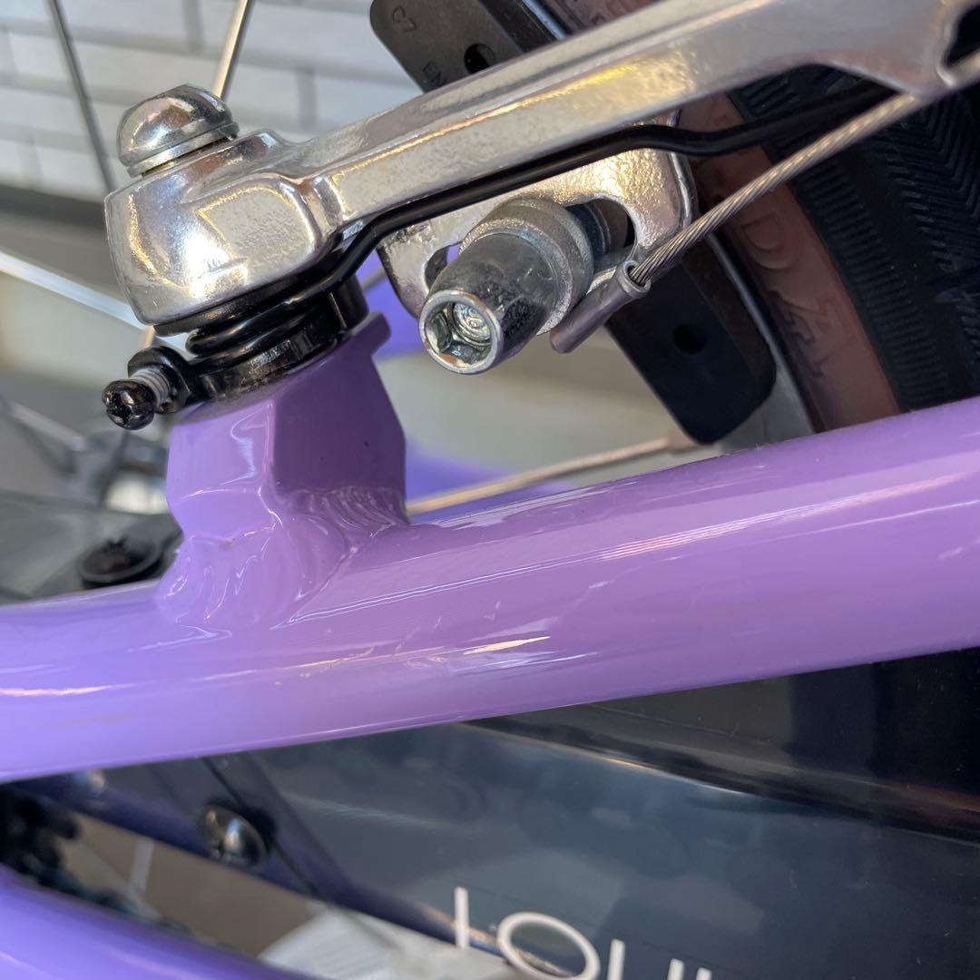 ルイガノ　k16プラス パープル　ラベンダー　自転車　16インチ　補助輪