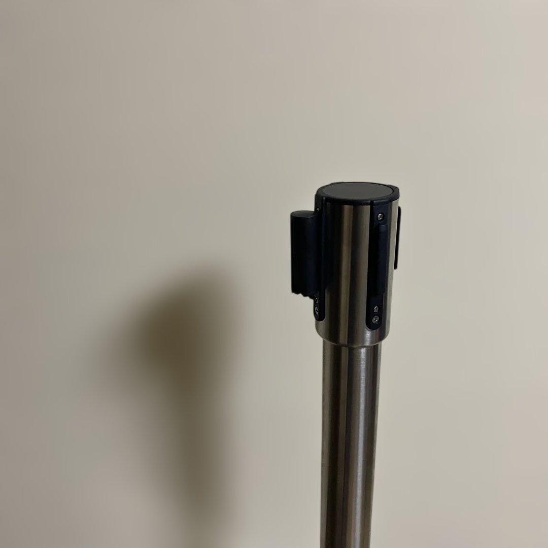 ベルトリールパーティション２本セットレッド間仕切り順路案内入場規制　送料込み！